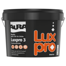 Aura Luxpro 3 матовая краска для высококачественной отделки потолков и стен 1 л