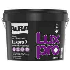 Aura Luxpro 7 матова фарба для високоякісного оздоблення стель та стін біла 1 л