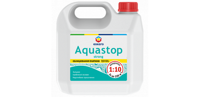 Eskaro Aquastop STRONG грунт концентрат 1:10 3 л