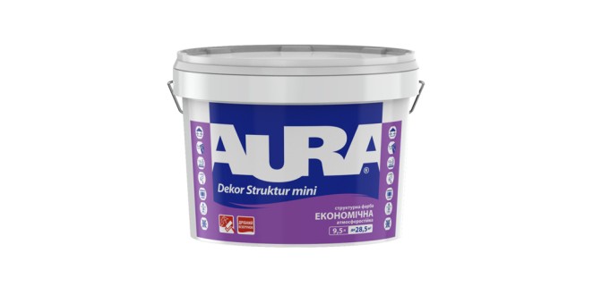 AURA Dekor Struktur mini Структурна фарба 9,5 л