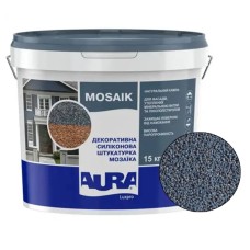 Декоративна силіконова штукатурка мозаїка (байрамікс) Aura Luxpro Mosaik М15, колір B205, 1,5 мм, 15 кг Декоративна силіконова штукатурка мозаїка (байрамікс) Aura Luxpro Mosaik М15, колір B205, 1,5 мм, 15 кг
