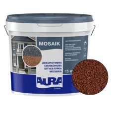Декоративна силіконова штукатурка мозаїка (байрамікс) Aura Luxpro Mosaik М15, колір B209, 1,5 мм, 15 кг Декоративна силіконова штукатурка мозаїка (байрамікс) Aura Luxpro Mosaik М15, колір B209, 1,5 мм, 15 кг