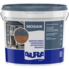 Декоративна силіконова штукатурка мозаїка (байрамікс) Aura Luxpro Mosaik М15, колір B210, 1,5 мм, 15 кг Декоративна силіконова штукатурка мозаїка (байрамікс) Aura Luxpro Mosaik М15, колір B210, 1,5 мм, 15 кг