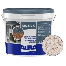 Декоративна силіконова штукатурка мозаїка (байрамікс) Aura Luxpro Mosaik М15, колір B221, 1,5 мм, 15 кг Декоративна силіконова штукатурка мозаїка (байрамікс) Aura Luxpro Mosaik М15, колір B221, 1,5 мм, 15 кг