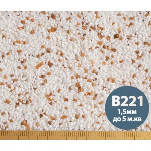 Декоративна силіконова штукатурка мозаїка (байрамікс) Aura Luxpro Mosaik М15, колір B221, 1,5 мм, 15 кг