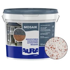 Декоративна силіконова штукатурка мозаїка (байрамікс) Aura Luxpro Mosaik М15, колір B223, 1,5 мм, 15 кг Декоративна силіконова штукатурка мозаїка (байрамікс) Aura Luxpro Mosaik М15, колір B223, 1,5 мм, 15 кг