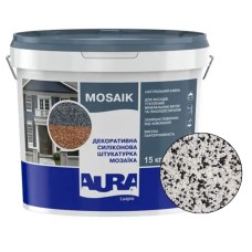 Декоративна силіконова штукатурка мозаїка (байрамікс) Aura Luxpro Mosaik М15, колір B225, 1,5 мм, 15 кг Декоративна силіконова штукатурка мозаїка (байрамікс) Aura Luxpro Mosaik М15, колір B225, 1,5 мм, 15 кг
