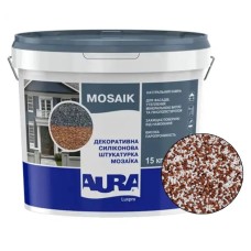 Декоративна силіконова штукатурка мозаїка (байрамікс) Aura Luxpro Mosaik М15, колір B228, 1,5 мм, 15 кг Декоративна силіконова штукатурка мозаїка (байрамікс) Aura Luxpro Mosaik М15, колір B228, 1,5 мм, 15 кг