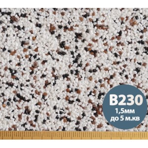 Декоративна силіконова штукатурка мозаїка (байрамікс) Aura Luxpro Mosaik М15, колір B230, 1,5 мм, 15 кг