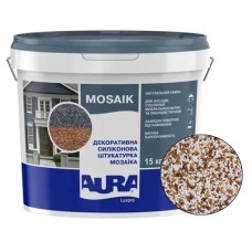 Декоративна силіконова штукатурка мозаїка (байрамікс) Aura Luxpro Mosaik М15, колір B231, 1,5 мм, 15 кг Декоративна силіконова штукатурка мозаїка (байрамікс) Aura Luxpro Mosaik М15, колір B231, 1,5 мм, 15 кг