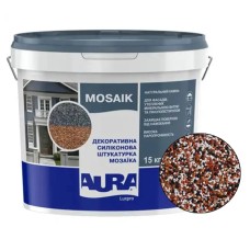 Декоративна силіконова штукатурка мозаїка (байрамікс) Aura Luxpro Mosaik М15, колір B233, 1,5 мм, 15 кг Декоративна силіконова штукатурка мозаїка (байрамікс) Aura Luxpro Mosaik М15, колір B233, 1,5 мм, 15 кг