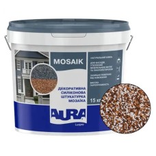 Декоративна силіконова штукатурка мозаїка (байрамікс) Aura Luxpro Mosaik М15, колір B236, 1,5 мм, 15 кг Декоративна силіконова штукатурка мозаїка (байрамікс) Aura Luxpro Mosaik М15, колір B236, 1,5 мм, 15 кг