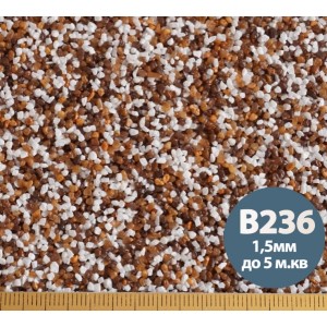Декоративна силіконова штукатурка мозаїка (байрамікс) Aura Luxpro Mosaik М15, колір B236, 1,5 мм, 15 кг