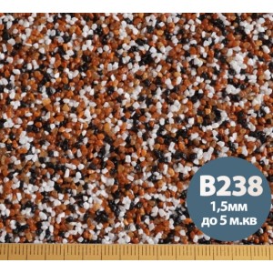 Декоративна силіконова штукатурка мозаїка (байрамікс) Aura Luxpro Mosaik М15, колір B238, 1,5 мм, 15 кг