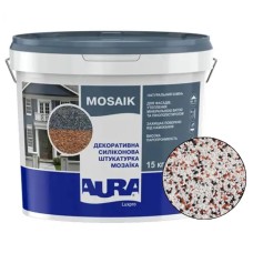 Декоративна силіконова штукатурка мозаїка (байрамікс) Aura Luxpro Mosaik М15, колір B240, 1,5 мм, 15 кг Декоративна силіконова штукатурка мозаїка (байрамікс) Aura Luxpro Mosaik М15, колір B240, 1,5 мм, 15 кг