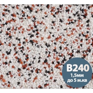 Декоративна силіконова штукатурка мозаїка (байрамікс) Aura Luxpro Mosaik М15, колір B240, 1,5 мм, 15 кг