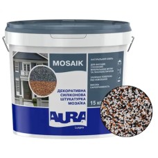 Декоративна силіконова штукатурка мозаїка (байрамікс) Aura Luxpro Mosaik М15, колір B241, 1,5 мм, 15 кг Декоративна силіконова штукатурка мозаїка (байрамікс) Aura Luxpro Mosaik М15, колір B241, 1,5 мм, 15 кг