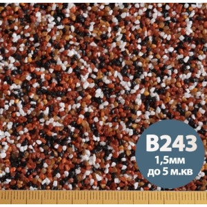Декоративна силіконова штукатурка мозаїка (байрамікс) Aura Luxpro Mosaik М15, колір B243, 1,5 мм, 15 кг