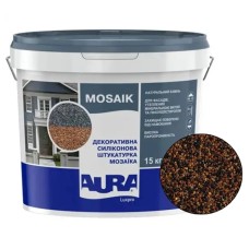 Декоративна силіконова штукатурка мозаїка (байрамікс) Aura Luxpro Mosaik М15, колір B245, 1,5 мм, 15 кг Декоративна силіконова штукатурка мозаїка (байрамікс) Aura Luxpro Mosaik М15, колір B245, 1,5 мм, 15 кг