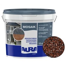 Декоративна силіконова штукатурка мозаїка (байрамікс) Aura Luxpro Mosaik М15, колір B246, 1,5 мм, 15 кг Декоративна силіконова штукатурка мозаїка (байрамікс) Aura Luxpro Mosaik М15, колір B246, 1,5 мм, 15 кг
