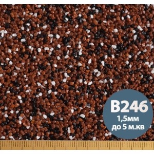 Декоративна силіконова штукатурка мозаїка (байрамікс) Aura Luxpro Mosaik М15, колір B246, 1,5 мм, 15 кг