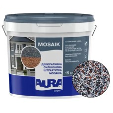 Декоративна силіконова штукатурка мозаїка (байрамікс) Aura Luxpro Mosaik М15, колір B249, 1,5 мм, 15 кг Декоративна силіконова штукатурка мозаїка (байрамікс) Aura Luxpro Mosaik М15, колір B249, 1,5 мм, 15 кг