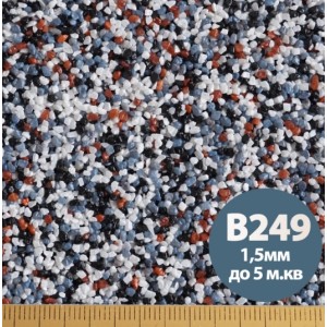 Декоративна силіконова штукатурка мозаїка (байрамікс) Aura Luxpro Mosaik М15, колір B249, 1,5 мм, 15 кг