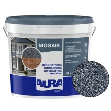 Декоративна силіконова штукатурка мозаїка (байрамікс) Aura Luxpro Mosaik М15, колір B254, 1,5 мм, 15 кг