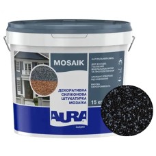 Декоративна силіконова штукатурка мозаїка (байрамікс) Aura Luxpro Mosaik М15, колір B256, 1,5 мм, 15 кг