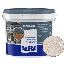 Декоративна силіконова штукатурка мозаїка (байрамікс) Aura Luxpro Mosaik М10, колір S121, 1,0 мм, 15 кг Декоративна силіконова штукатурка мозаїка (байрамікс) Aura Luxpro Mosaik М10, колір S121, 1,0 мм, 15 кг