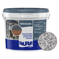 Декоративна силіконова штукатурка мозаїка (байрамікс) Aura Luxpro Mosaik М10, колір S125, 1,0 мм, 15 кг Декоративна силіконова штукатурка мозаїка (байрамікс) Aura Luxpro Mosaik М10, колір S125, 1,0 мм, 15 кг