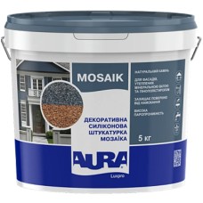 AURA Luxpro Mosaik, силіконова база для штукатурки "мозаїка", 5 кг AURA Luxpro Mosaik, силіконова база для штукатурки "мозаїка", 5 кг