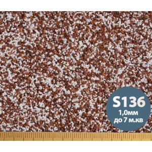 Декоративна силіконова штукатурка мозаїка (байрамікс) Aura Luxpro Mosaik М10, колір S136, 1,0 мм, 15 кг