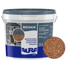 Декоративна силіконова штукатурка мозаїка (байрамікс) Aura Luxpro Mosaik М10, колір S137, 1,0 мм, 15 кг Декоративна силіконова штукатурка мозаїка (байрамікс) Aura Luxpro Mosaik М10, колір S137, 1,0 мм, 15 кг