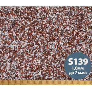 Декоративна силіконова штукатурка мозаїка (байрамікс) Aura Luxpro Mosaik М10, колір S139, 1,0 мм, 15 кг