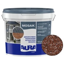 Декоративна силіконова штукатурка мозаїка (байрамікс) Aura Luxpro Mosaik М10, колір S141, 1,0 мм, 15 кг Декоративна силіконова штукатурка мозаїка (байрамікс) Aura Luxpro Mosaik М10, колір S141, 1,0 мм, 15 кг