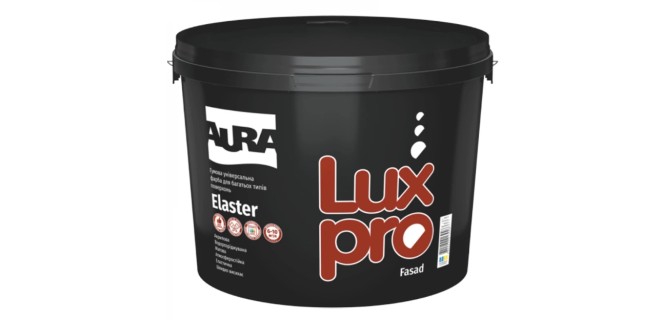 Гумова фарба Aura Luxpro Elaster універсальна RAL 7046 Сірий 3,5 кг