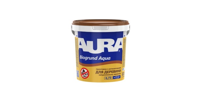 AURA Biogrund Aqua  (грунтовка для деревини)  0,75л