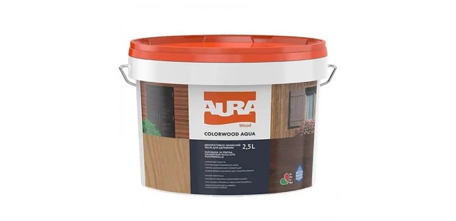 Лазур Aura ColorWood Aqua напівмат безбарвний 2,5 л