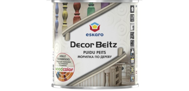 Морилка по дереву Eskaro Decor Beitz, 0,9 л, машинне тонування