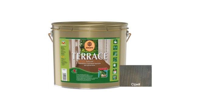 Олія для терас Aura Terrace, 2,7 л, сірий