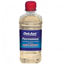 Розчинник для емалей, лаків та фарб ТМ "DecArt" 0,5 л