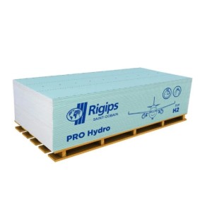 Гіпсокартон вологостійкий стіновий RIGIPS PRO GKBI 1200х2500х12,5 мм Гіпсокартон вологостійкий стіновий RIGIPS PRO GKBI 1200х2500х12,5 мм