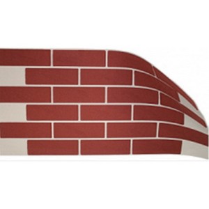 Гнучкий клінкер Elastoclin на полотні Retro ФАКТУРНИЙ 4*1172*480 мм, розмір плитки 240*71 мм