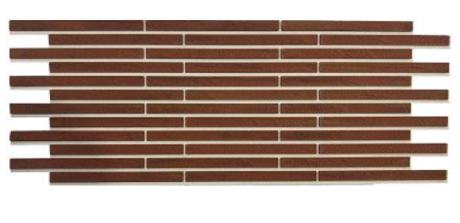 Гнучкий клінкер Elastoclin на полотні Classiс ФАКТУРНИЙ 5*1140*480 мм, формат вузький Ultra