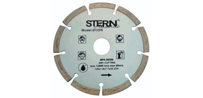 Диск алмазний Stern 125 мм (сегмент)