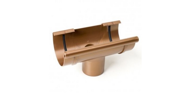 Воронка сливная 125х90 BRYZA медь