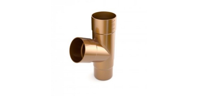 Тройник ø90 BRYZA﻿﻿ 125/90 медь