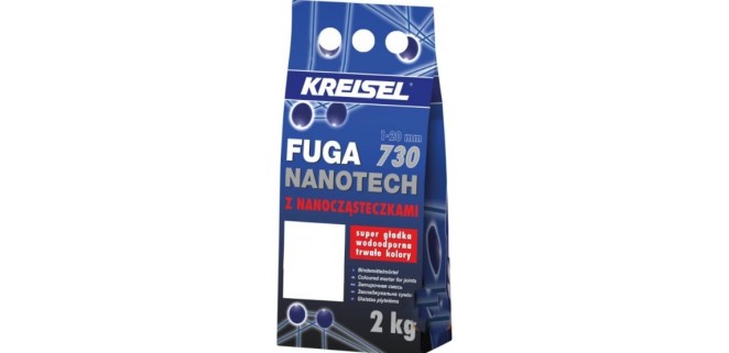 Затирка для швів плитки Kreisel Fuga Nanotech 730 капучіно 10А (2 кг) 
