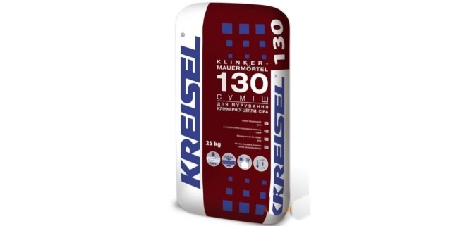 Кладочна суміш для клінкерної цегли Kreisel 130, 25 кг